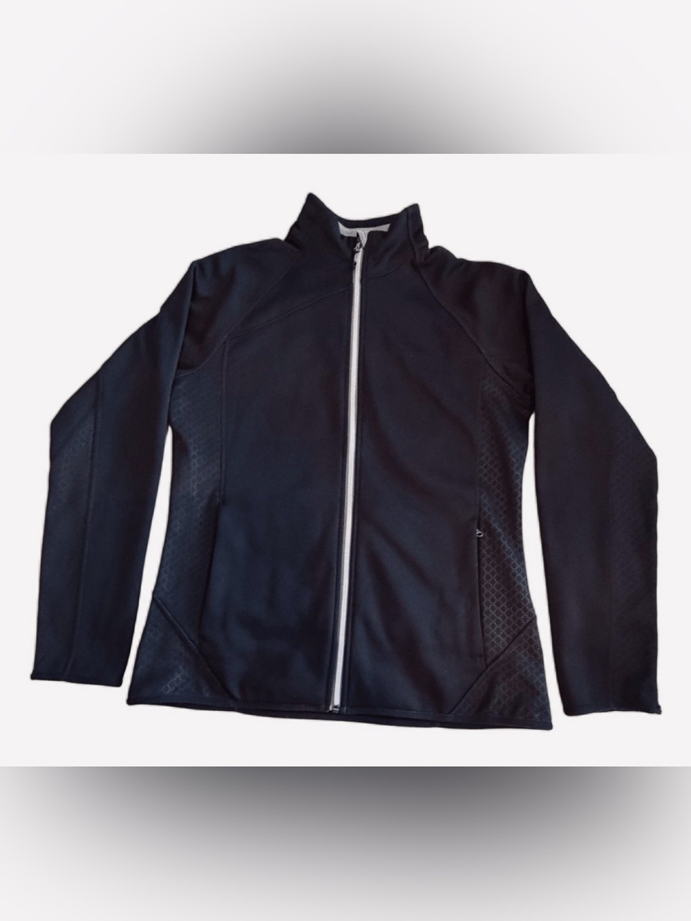 ELEVATE Sporty Women’s Black Full-Zip Athletic Jacket